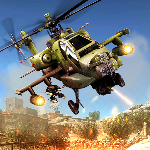 Gunship Airborne - Flying Helicopter Clash icon