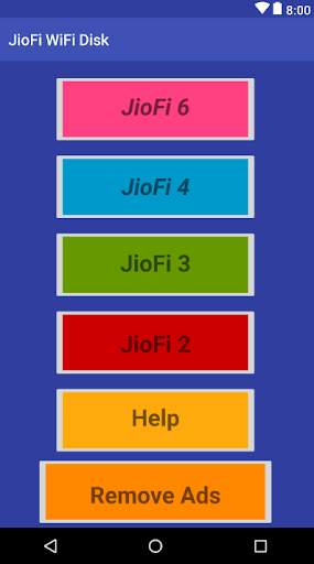 JioFi Admin & WiFi Disk (Unofficial App) screenshot 3