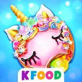 Unicorn Donuts: Cooking Games for Girls icon