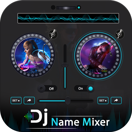 DJ Song Mixer - DJ Name Mixer Plus, Music Player icon