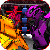 Super US Police Robot Transforming Ring Fight 2018 icon