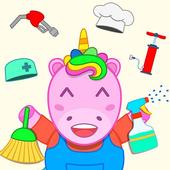 Trò chơi học nghề cho trẻ em dành cho nam và nữ icon