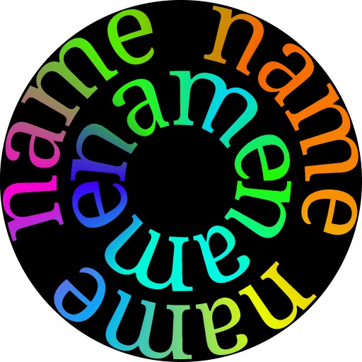 Rotate My Name Live Wallpaper icon