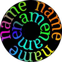 Rotate My Name Live Wallpaper