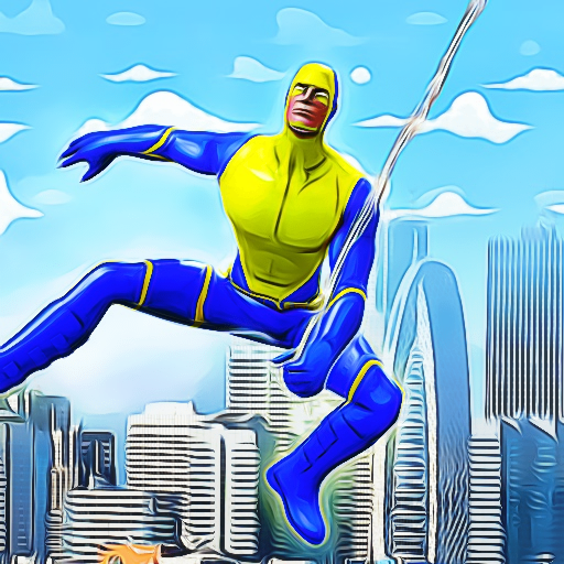 Super Rope Hero Fighter - Real Gangster Crime Game icon