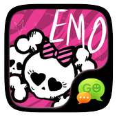 (FREE) GO SMS PRO EMO THEME on 9Apps