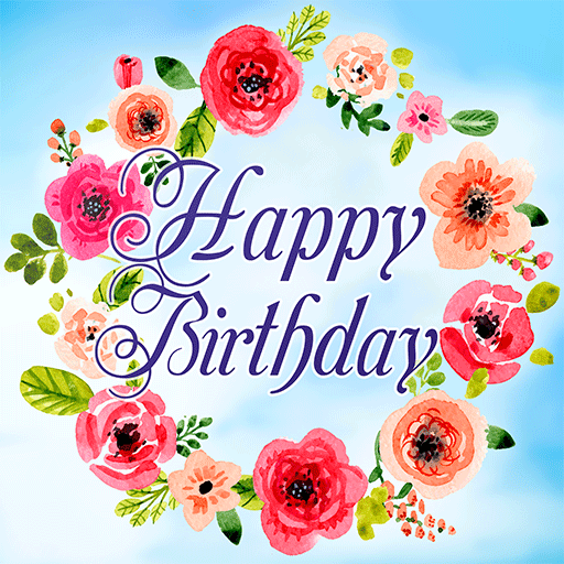 Happy birthday cards &amp; GIF icon