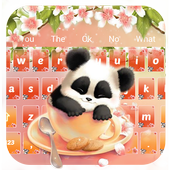 ब्लॉसम पांडा कीबोर्ड थीम आइकन