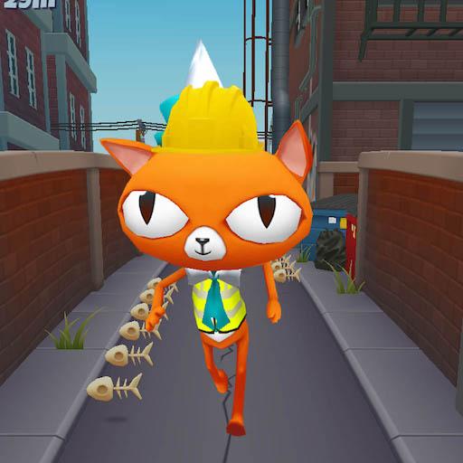 Hungry Cat Dash-Endless running game icon