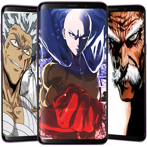 One Saitama Punch Wallpaper man 4K icon