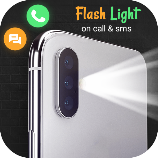 Automatic Flash Notification On Call &amp; Messages icon