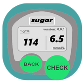 Blood Sugar test Fingerprint prank icon