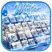 Winter-Schnee-Tastatur