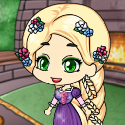 Pretty Girl's Tangled Style : dress up game icon