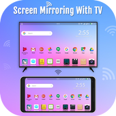 Screen Mirroring with TV icon