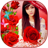 Rose Dual Photo Frame icon
