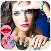 Girls Nail Paint: Lips MakeUp: Beauty Photo Editor on 9Apps