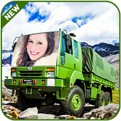 Army Truck Photo Frame - Army Vehicle Photo Frame icon