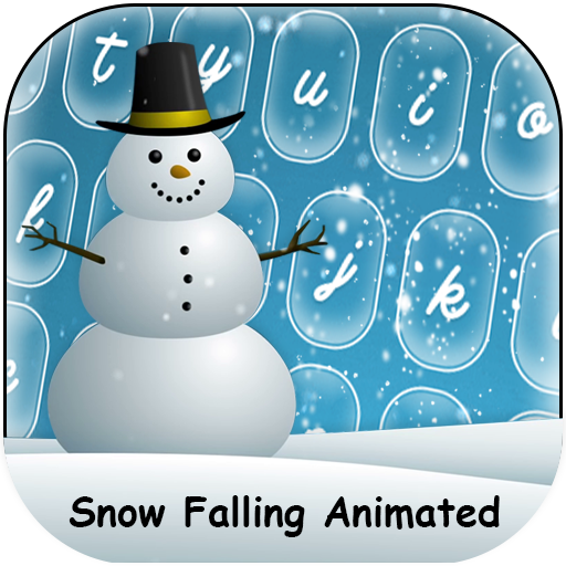 Snow Falling Animated Keyboard icon