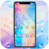 Colorful cool wallpaper theme icon