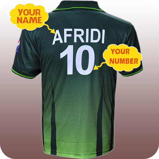 Cricket Jersey Editor – Name on Cricket Jersey icon