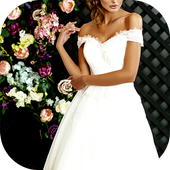 Wedding Dress Photo Montage icon