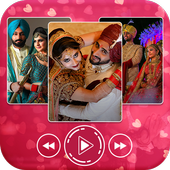 Anniversary Video Maker with song icon