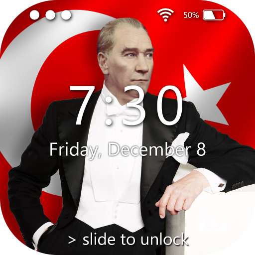 Atatürk Pattern Lock Screen icon