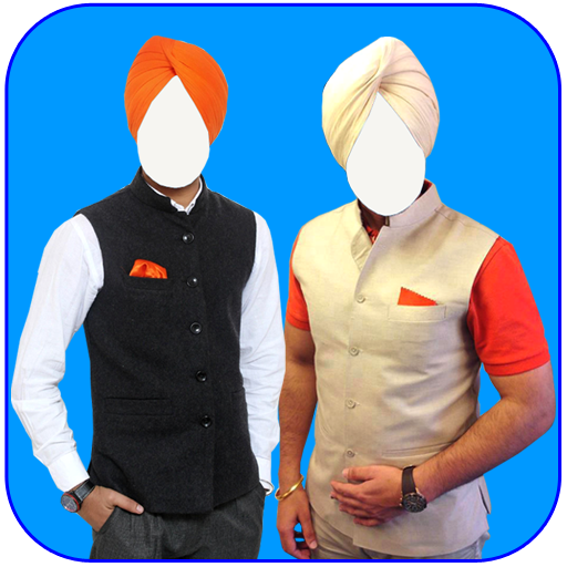 Sikh Fashion Men Dress Photo Suit icon