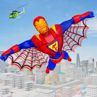 Flying Hero Superhero Games