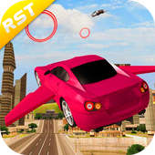 Flying Car Games 3D 2020 icon