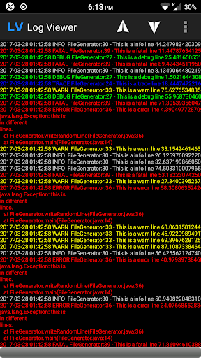 Log File Viewer Pro screenshot 1