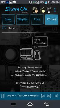 ShareON DLNA WiFi Music Player screenshot 3