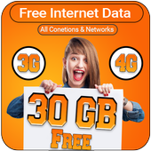 Daily Free MB - 30GB Data For All Countries Prank icon
