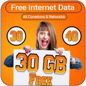 Daily Free MB - 30GB Data For All Countries Prank