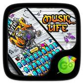 Music Life GO Keyboard theme on 9Apps