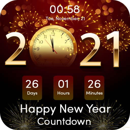 Happy New Year Countdown 2021 icon