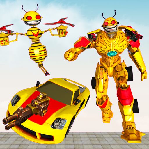 Grand Bee Robot Car Transform War - Robot Car Game icon