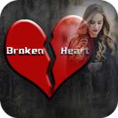 Broken heart Photo Frame on 9Apps