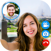 Fake Video Call أيقونة
