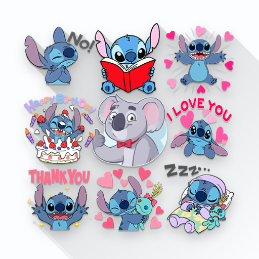 Stickers WA Koala Stitch For WAStickerApps icon