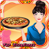 Kids cooking game - make pizza icon