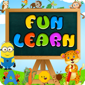 KIDS-Fun Learning. Letters,Numbers,Colours&amp;Shapes icon