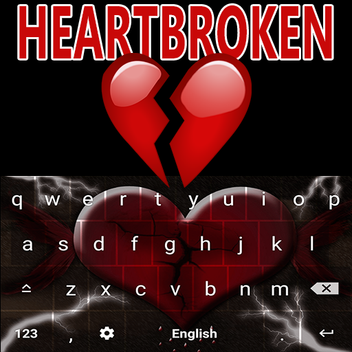 Broken Heart Keyboard Themes icon