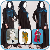 Burqa Niqab Hijab Look icon