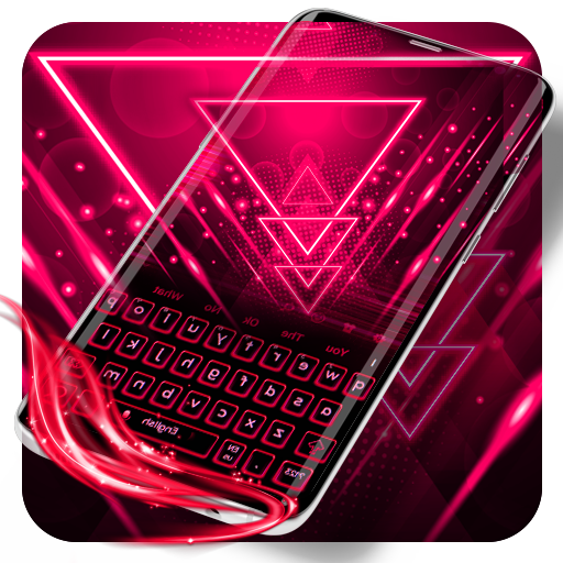 Neon Pink Keyboard icon