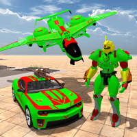 Army Robot Car Transform War-Flying Jet Robot Game