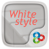 White Style GO Launcher Theme icon