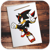 How to Draw Sonic أيقونة