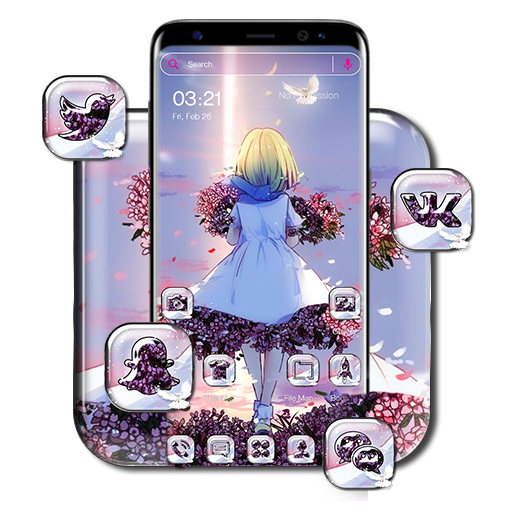 Anime Flower Girl Theme icon